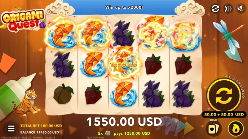 Origami Quest - malaking panalo sa pangunahing laro
